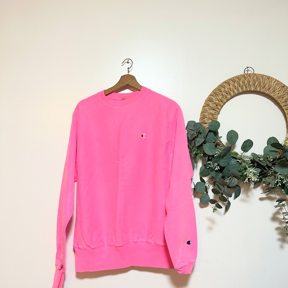 Champion Neon Pink Women's Hoodie